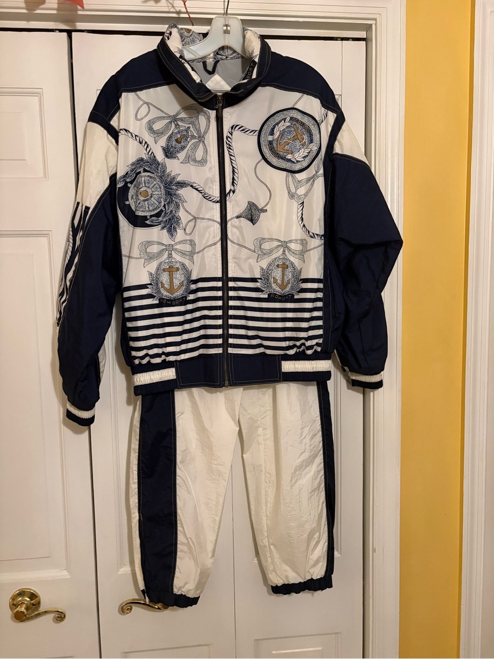 Vintage Woman’s Maritime Jogging Suit